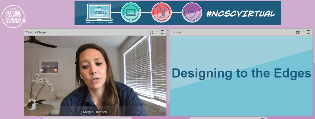 charteralliance's tweet photo. Managing Director of Programs for @NCSECS @MeganOhlssen moderates the #NCSCvirtual session on improving special education in an unprecedented new school year https://t.co/792s8piZJw