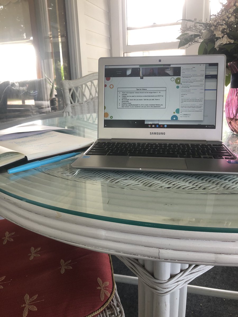 MrsPerkinsPVMS's tweet photo. Diving into more ideas about remote teaching through the @bureauofed Bureau of Education &amp; Research’s webinar: “Distance Learning: Successful, Practical Strategies” #remoteteaching #iteach #lifelonglearners https://t.co/8a0oDUAVws