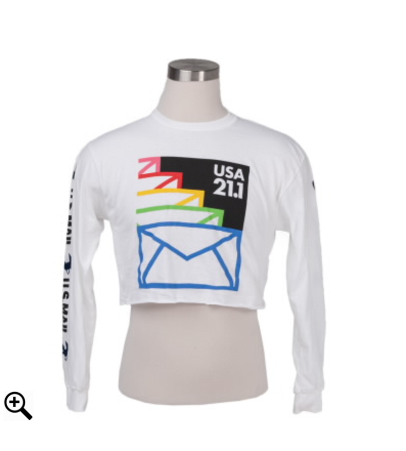 1followernodad's tweet image. wait i need a crop top from USPS 

store.usps.com/store/product/…