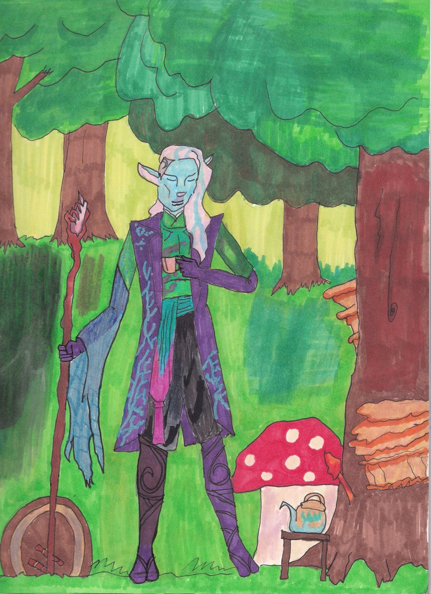 The5inOne's tweet photo. Remember to love each other

#Quintessence #The5inOne #Blackart #criticalrolefanart #criticalrole #caduceusclay https://t.co/K0iZXkA6yL