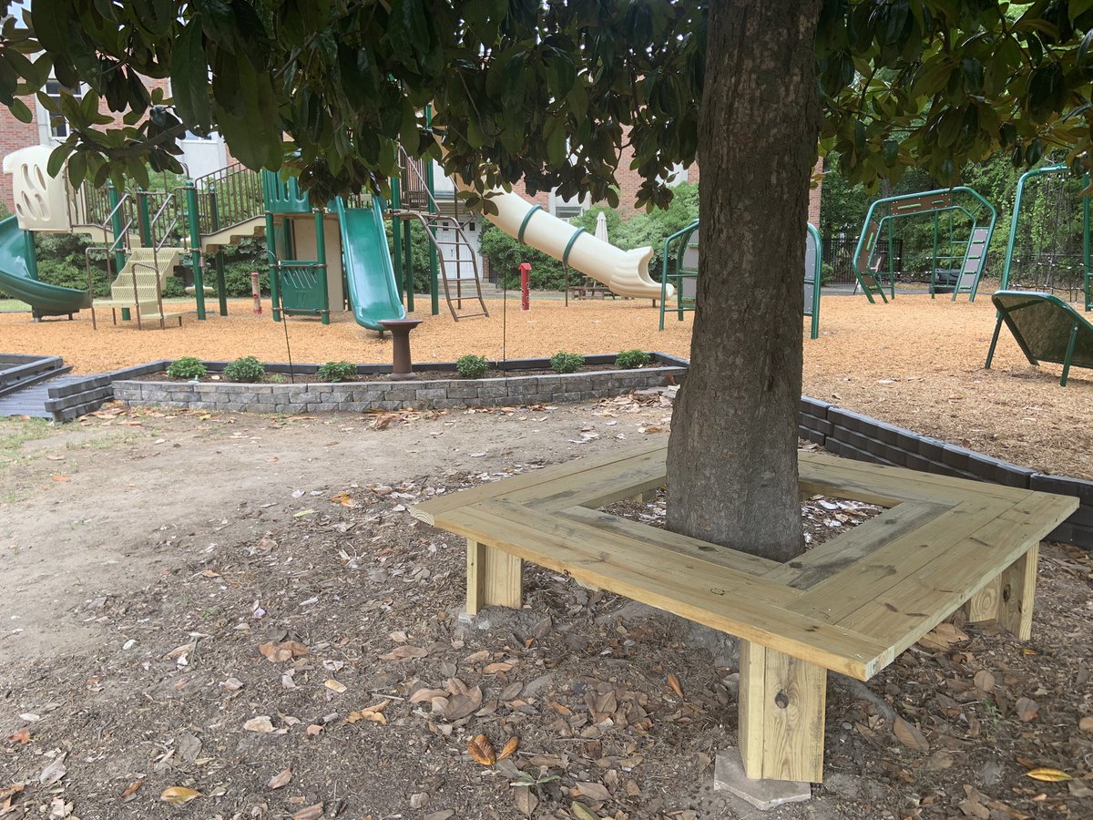CampusClubsInc's tweet photo. We were also able to diversify the usefulness of our recreation area by adding a meditation garden! Nature is healing, yβall π #onthetablemacon #conversationtoaction @CFCGA @knightmacon https://t.co/y534miPTtO