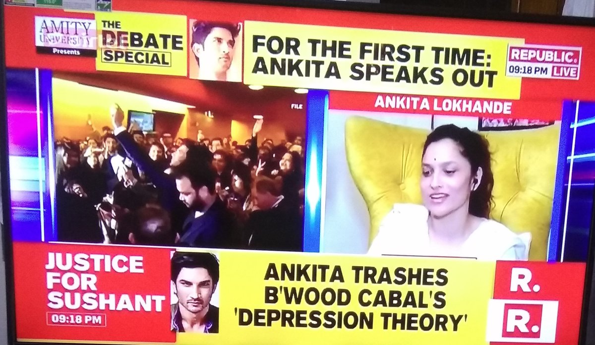 its_alien_brain's tweet photo. Repeat aftr me
"Sushant wasn't depressed"

May god give Strength to @anky1912 road to justic won't be easy by nw whole BW mafia mst b findng wys to put hr down
She needs all the mor supports 4m fans❤
#AnkitaLokhande
#SushantConspiracy #ShameOnMumbaiPolice https://t.co/ZrBGeFQp0m