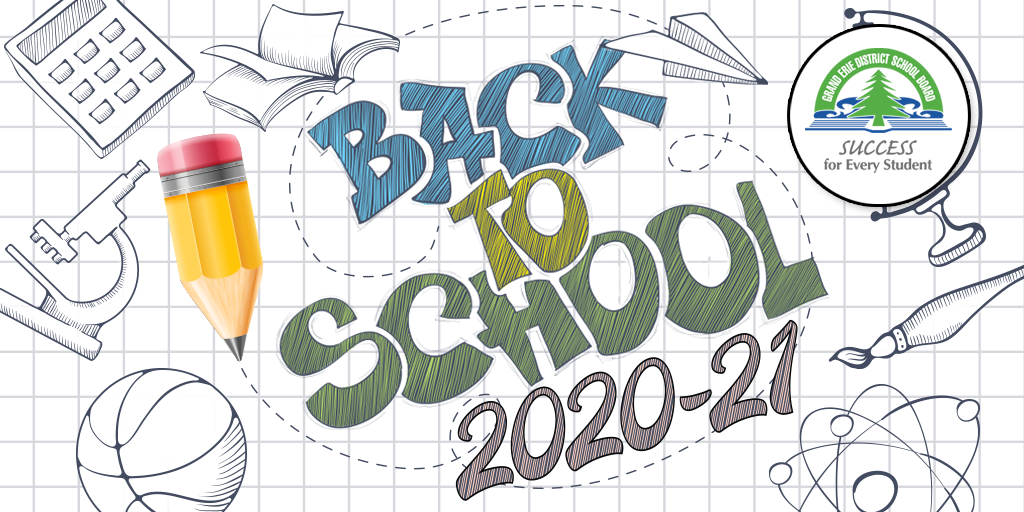 Government of Ontario announces all Grand Erie elementary and secondary students will return to school in September for full-time, in-class learning, five days a week. For more info: bit.ly/2DnQGna