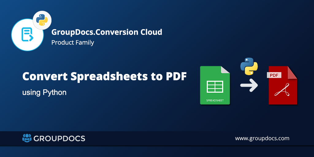 GroupDocsCloud's tweet image. Convert your Spreadsheets to PDF using Python. Convert specific portion or optionally show gridlines programmatically.
See More : blog.groupdocs.cloud/2020/07/30/con…
#XLStoPDF #XLSXtoPDF #convertToPDF #pythoncode #python