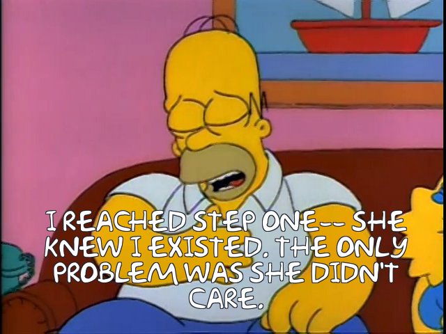 Why am I Homer in this situation?