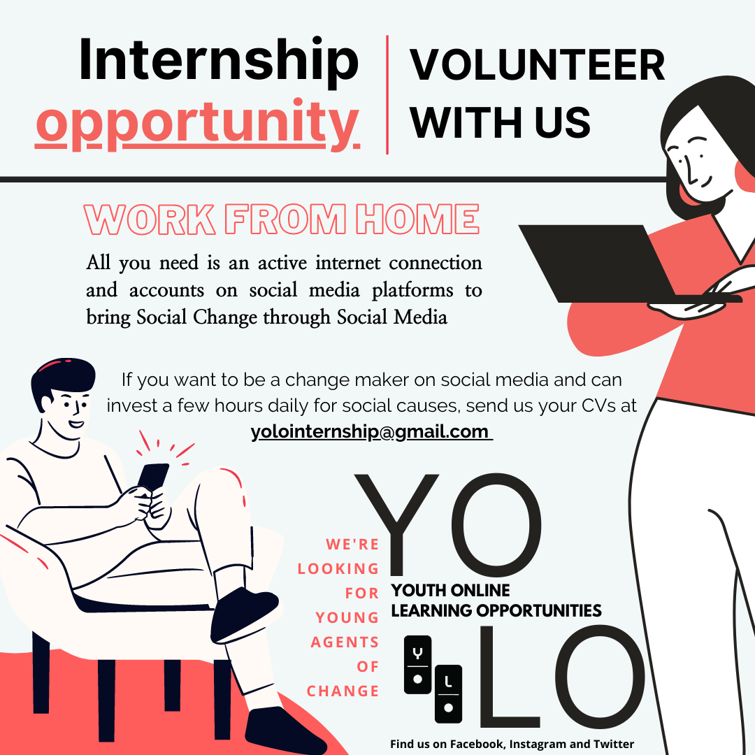 CampaignYolo's tweet photo. INTERNSHIP OPPORTUNITY
Presence in all 739 districts of India; community of 3.5+ lac members: YOLO has been helping bring social change through social media 
Interns undergo online trainings, help build social campaigns, &amp; interact with eminent personalities through live sessions https://t.co/pTsaNzWqFE