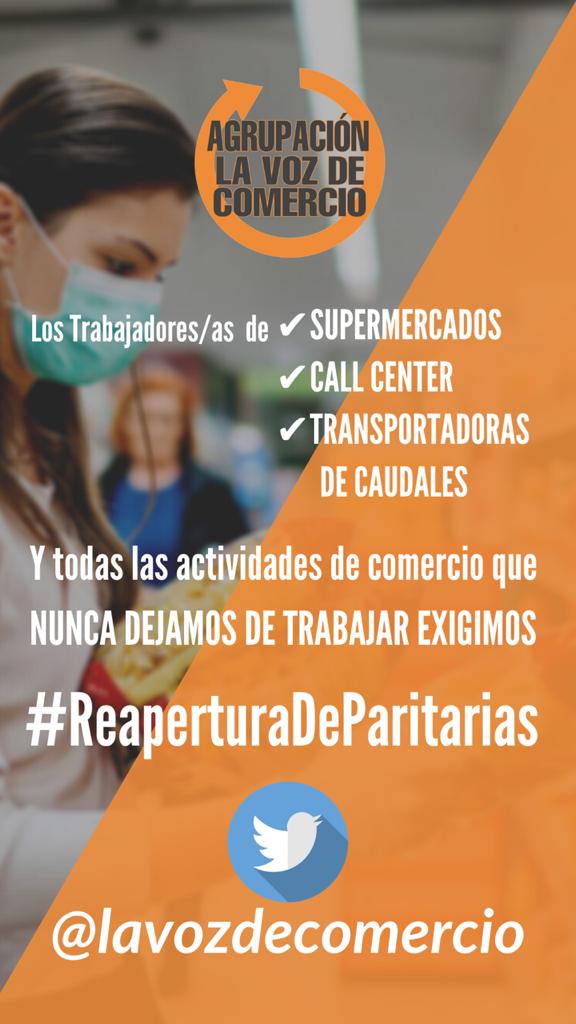 raulmorales3325's tweet photo. Todos más unidos q nunca exigimos!!!!.#ReaperturaDeParitarias.@lavozdecomercio @amadomario https://t.co/Ni9Ql5Xyjj