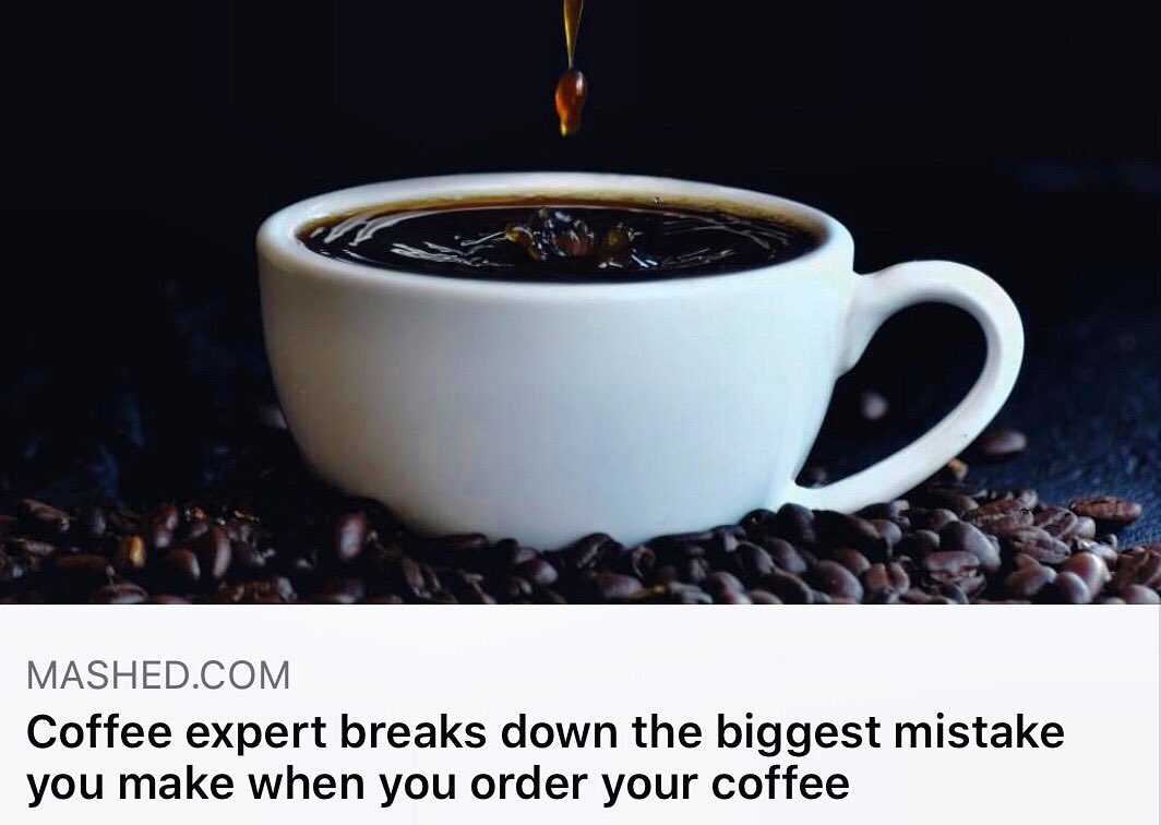 WorldOfCoffeeUS's tweet photo. 🔥HOT OFF THE PRESS📰 - our very own coffee expert Jackie Newman talks about your biggest mistake when ordering coffee!
@mashedHQ @WorldOfCoffeeeNJ
☕️ ☕️ ☕️
https://t.co/EjYjOMdOCL
.
#worldofcoffee #coffeeexpert #mashed #mashedfood #coffeegeek #coffeetalk #coffeeorder #caffeine https://t.co/YOKpAfpxlA