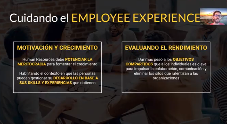 iebschool's tweet photo. "Recursos Humanos debe potenciar la meritocracia". Una de las claves para mejorar el Employee Experience, con Daniel Sánchez-Expósito #talentweekIEBS https://t.co/hAiTQLFowx