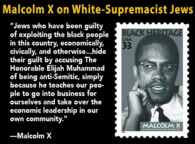 J0nblaz's tweet photo. @OfficialNOI Malcolm X on *White-Supremacist* Jews https://t.co/iRHhejfPbi