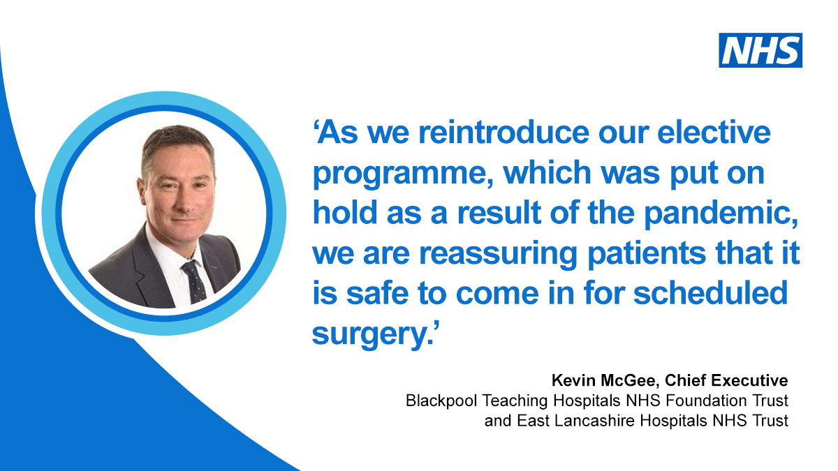 LSC Integrated Care Partnership (@healthierlsc) on Twitter photo Health care leaders from across Lancashire and South Cumbria have come together to reassure patients it is safe to attend hospitals for operations and appointments.
πΉ Watch Kevin McGee's interview with <a href="/ThatsTVLancs/">That's TV Lancashire</a>:
facebook.com/watch/?v=28235β¦
<a href="/BlackpoolHosp/">NHS Blackpool Teaching Hospitals ππ</a> <a href="/ELHT_NHS/">East Lancashire Hospitals NHS Trust π</a> <a href="/ELHTKMCG/">Kevin McGee</a> Health care leaders from across Lancashire and South Cumbria have come together to reassure patients it is safe to attend hospitals for operations and appointments.
πΉ Watch Kevin McGee's interview with <a href="/ThatsTVLancs/">That's TV Lancashire</a>:
facebook.com/watch/?v=28235β¦
<a href="/BlackpoolHosp/">NHS Blackpool Teaching Hospitals ππ</a> <a href="/ELHT_NHS/">East Lancashire Hospitals NHS Trust π</a> <a href="/ELHTKMCG/">Kevin McGee</a>