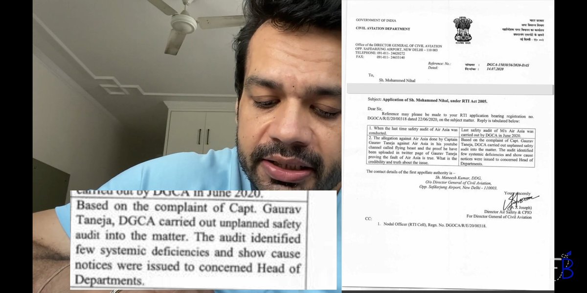 opjha06's tweet photo. #AirasiaisUnsafe
Airasia airline and their lack of safety measures are totally exposed by Capt. Gaurav Taneja. DGCA should make him a part of the investigation against Airasia.
@flyingbeast320 @DGCAIndia https://t.co/WkPmZadDaz