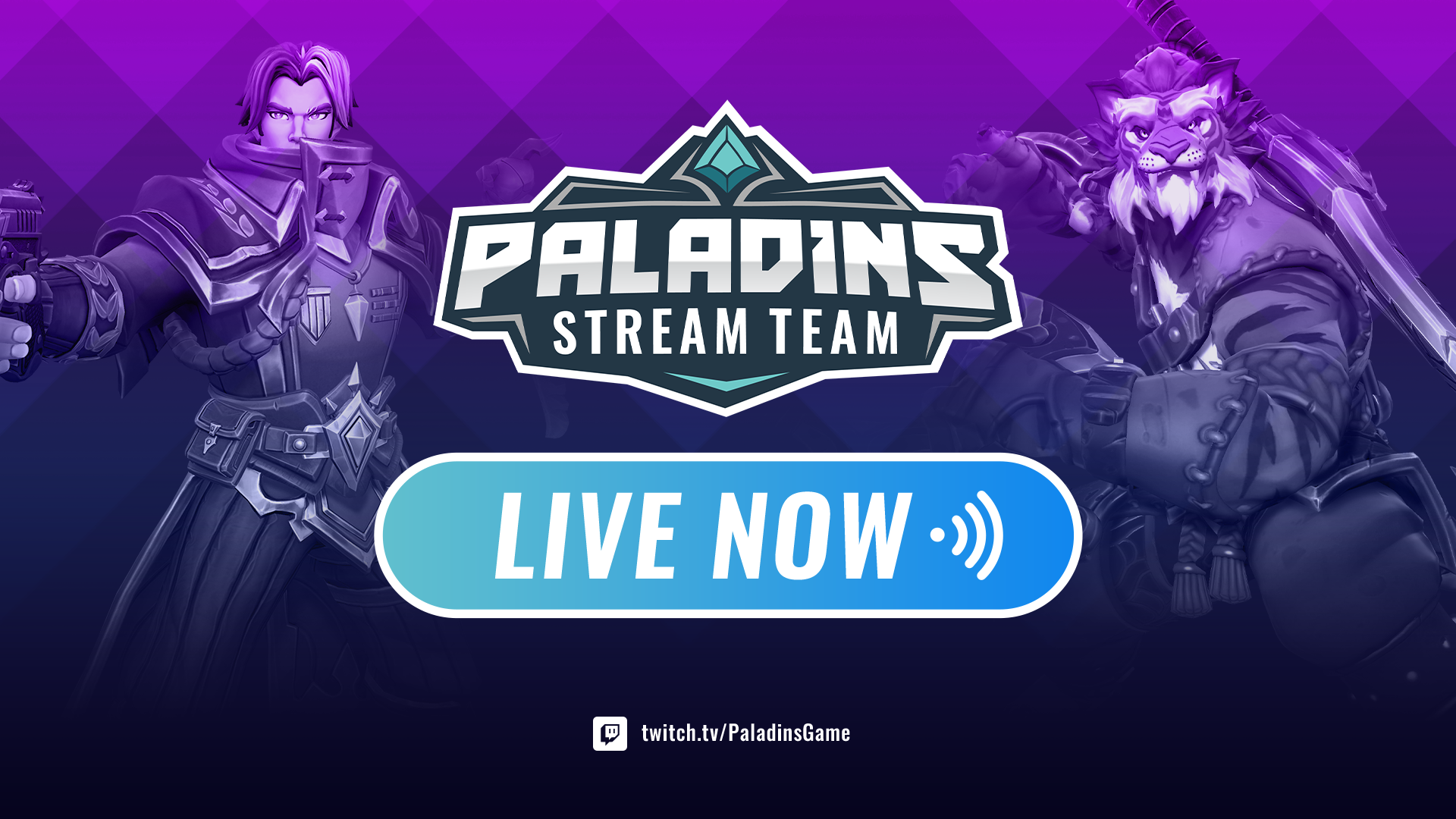 The Game on "The Paladins Stream Team is live on Twitch! Go give @tpdmagic shout out in chat watch some fun Paladins action. https://t.co/aettJXSuo0 https://t.co/qb9xIx64xK" / Twitter