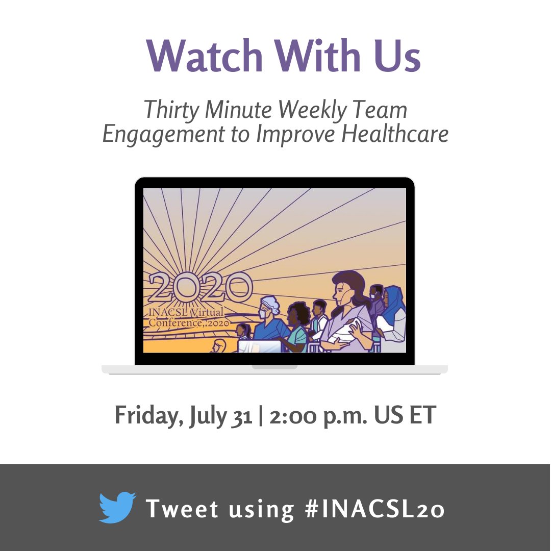 INACSL's tweet photo. #INACSL20 On Demand content featuring @CarolDu2017, @GWDeanJeffries & Mary Ann Rizzolo is now streaming!
Join the conversation and #simulation community by watching their session together TOMORROW @ 2PM ET. Tweet using #INACSL20 https://t.co/8KVUd9wGOT