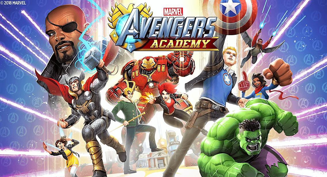 Danny8bit's tweet photo. Imagine if the new Avengers game had HALF as much personality as the Avengers Academy mobile game https://t.co/jWIEompHNs