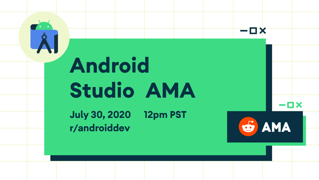 AndroidDev's tweet photo. 🚨 Our #RedditAMA is starting soon! 🚨

Join us at 12:00pm PST and have all your AMAzing technical questions on @AndroidStudio answered by the engineering team.

Get your questions answered → https://t.co/vtfdKrqGRQ

#11WeeksOfAndroid https://t.co/tzuT236HlP