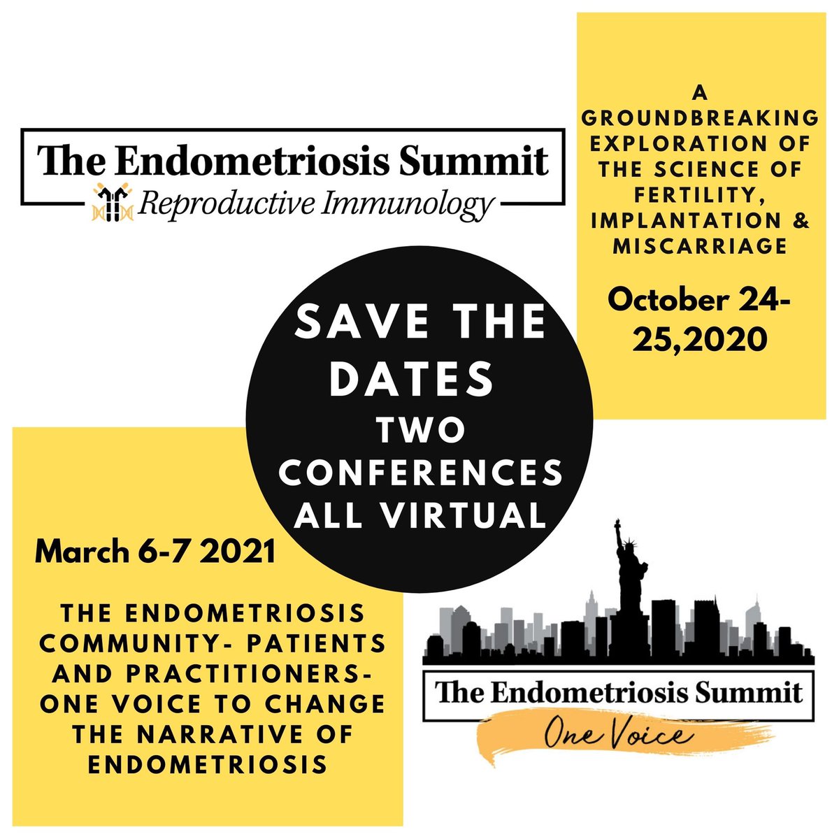 We will see you WORLDWIDE for two amazing conferences <a href="/Drvidali/">Andrea Vidali MD</a> <a href="/Endometriosis/">Endometriosis.org</a> @endo_ireland @ChancesOur <a href="/FertStert/">Fertility Sterility</a> @ReprodMed <a href="/acog/">ACOG</a>