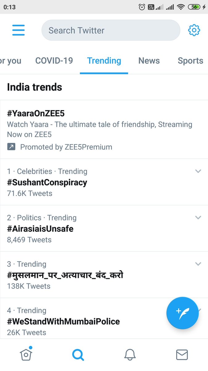 Desi_Dracula's tweet photo. Guys already trending at 2. @flyingbeast320 needs our support RTs as much possibke. He risked his career for our safety.
@DGCAIndia make him part of investigation. 
#AirasiaisUnsafe 
#SabKeLiye https://t.co/ZhNJCCP2oV
