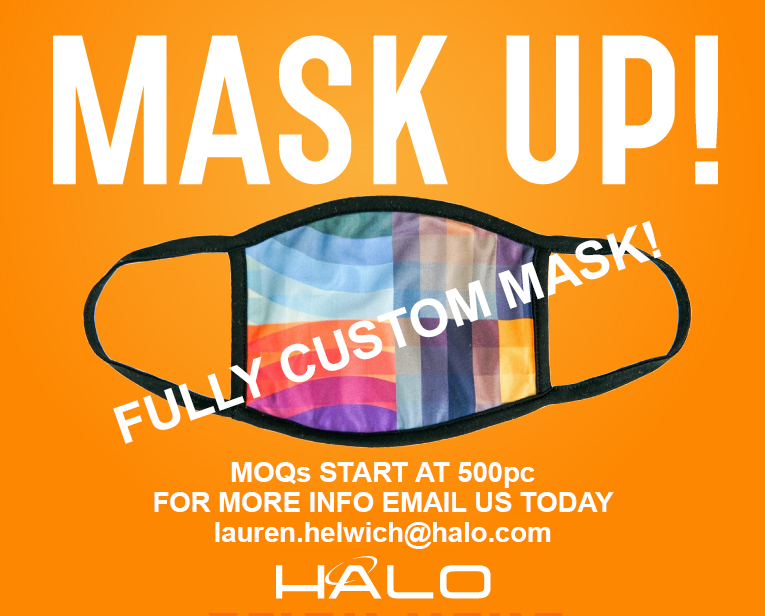 CaliProud_'s tweet photo. Now Available! Custom Face Masks. Stay safe &amp; Promote your business. Email lauren.helwich@halo.com for more information or see https://t.co/qynRjCykZ9
#forwardthinkingpromotions #maskup #promotionalproductswork #promo #marketing #promotionalmarketing #staysafe #WearAMask https://t.co/RUz6xUSUpi