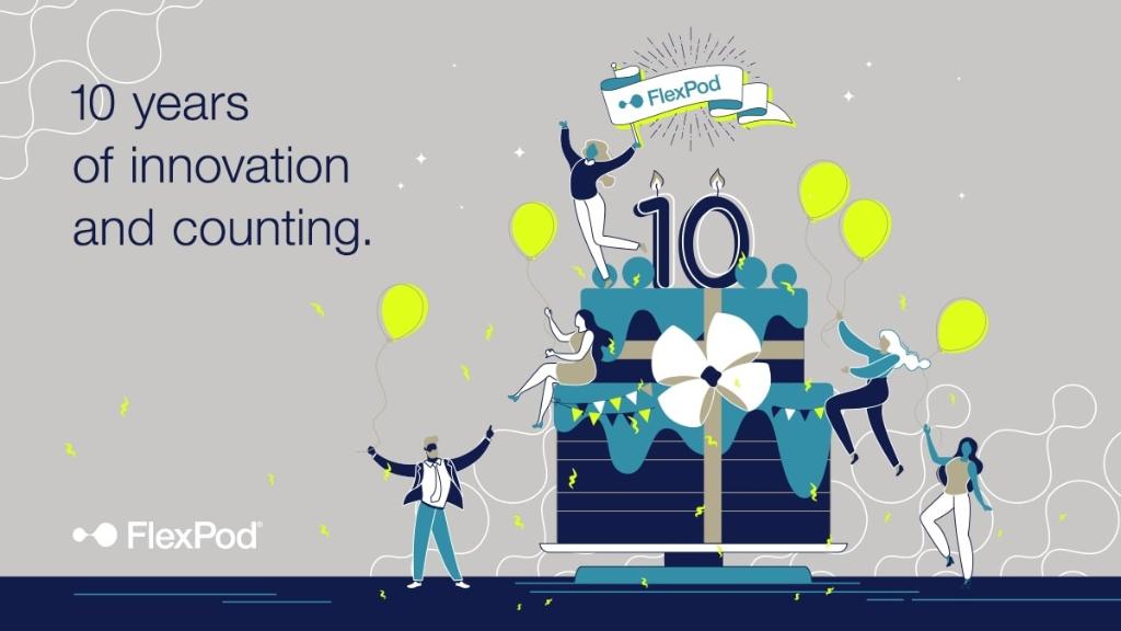 Happy birthday to #FlexPod! 10 years ago, we collaborated with <a href="/Cisco/">Cisco</a> to create a modern, best-in-class data solution. Check out this infographic to see FlexPod's history of innovation: ntap.com/2DjMYuI