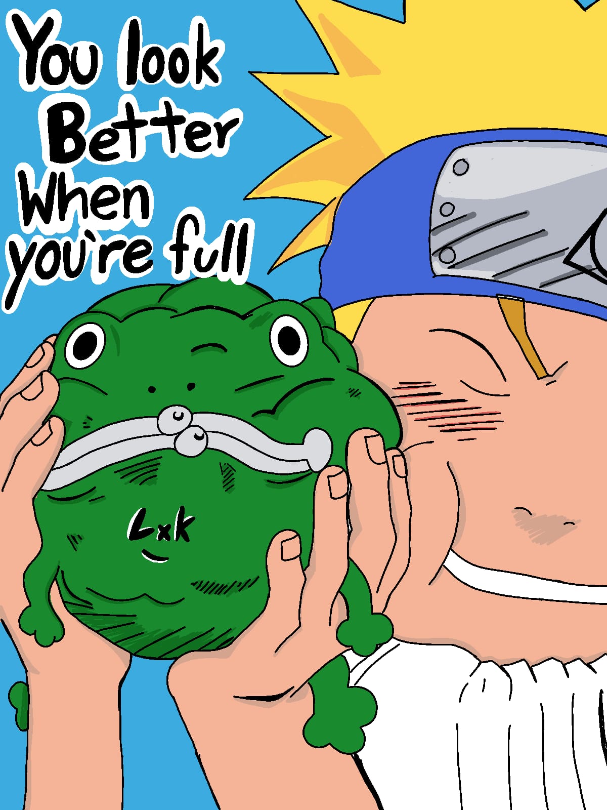 Naruto and online his frog wallet