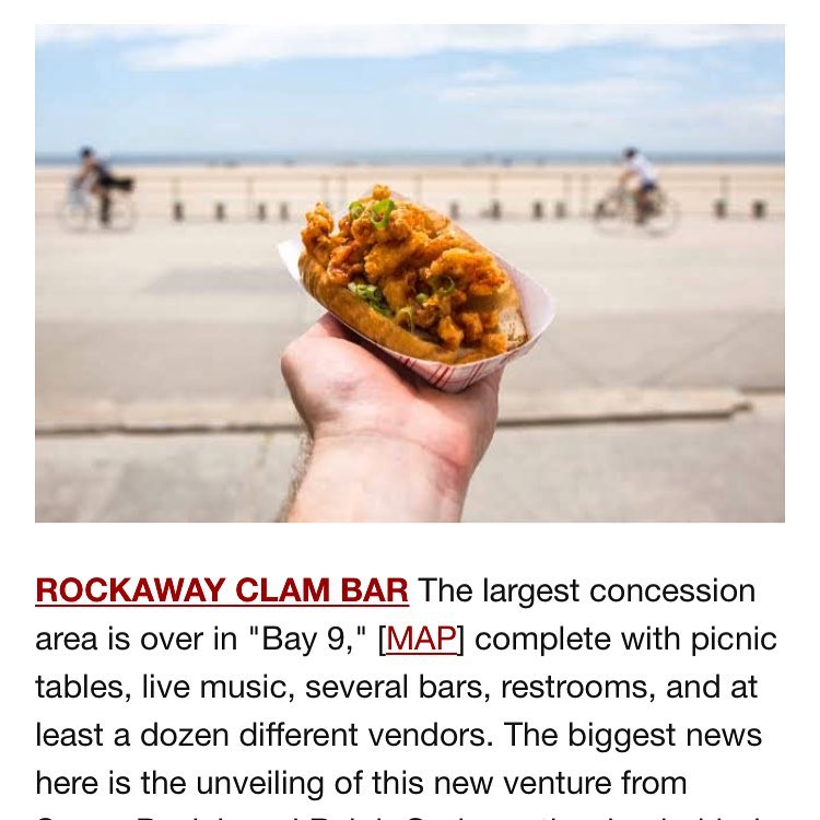 About to head into a 7-day stretch of uncertain weather, so get to the beach today! And come get you some clams at Riis Park Beach Bazaar 
#TBT #gothamist
📷 <a href="/Gothamist/">Gothamist</a>