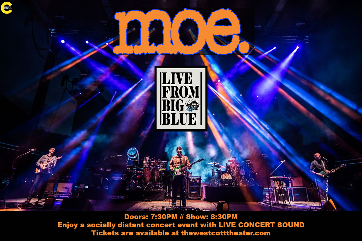 When one door closes, another opens. Please join us at The Westcott Theater as we broadcast moe. Live from Big Blue on July 31st &amp; August 1st 🥳

Tickets ON SALE NOW 

July 31st: bit.ly/moewestcottnig…
August 1st: bit.ly/moewestcottnig…