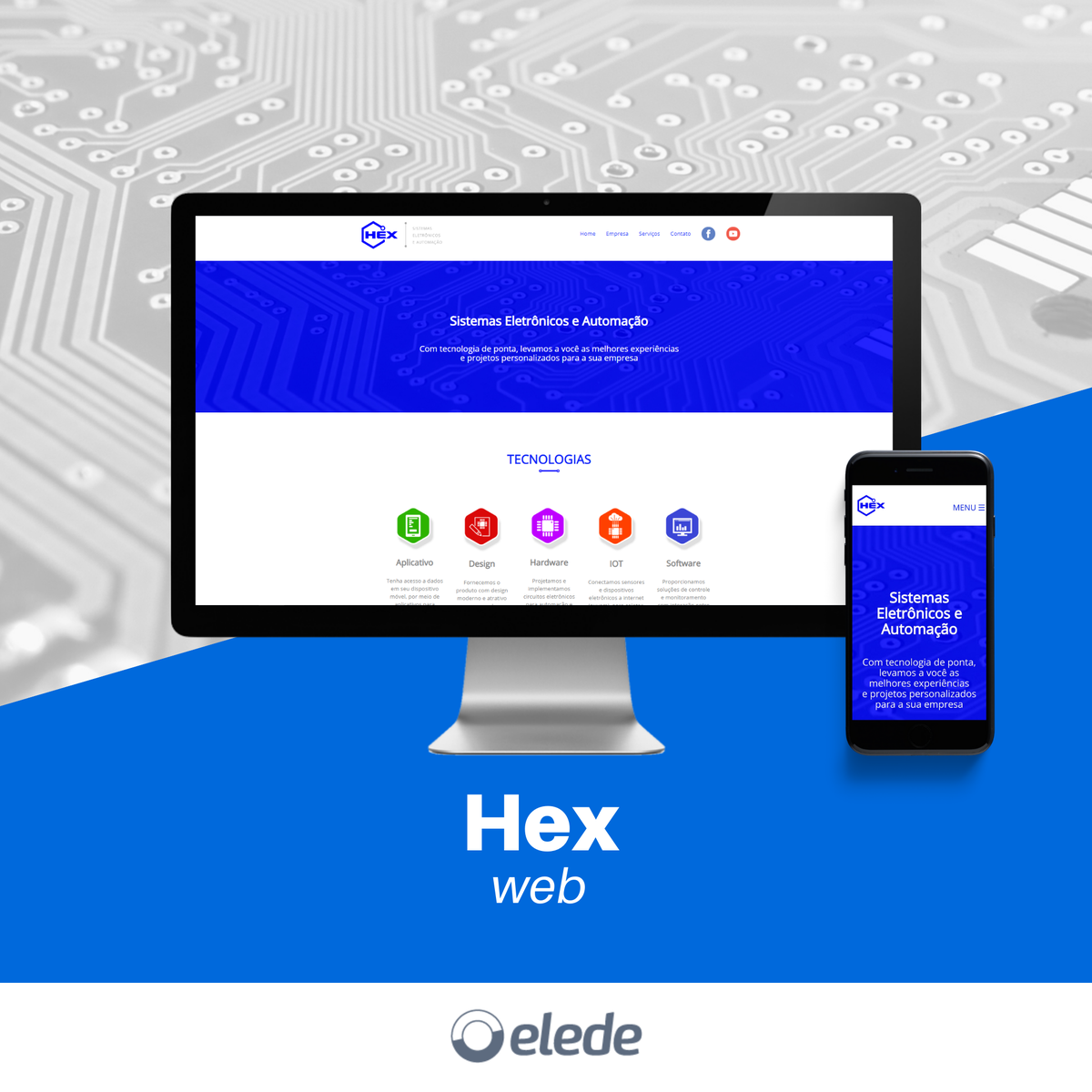 eledemobile's tweet photo. Se liga neste trabalho para o site da empresa Hex Sistemas Eletrônicos e Automação.
Confira o site em https://t.co/kyqv5ItxrK
#Elede #clientes #hexsistemaseletrônicoseautomação #Desenvolvimento #Website https://t.co/Clnh2Xe6RQ