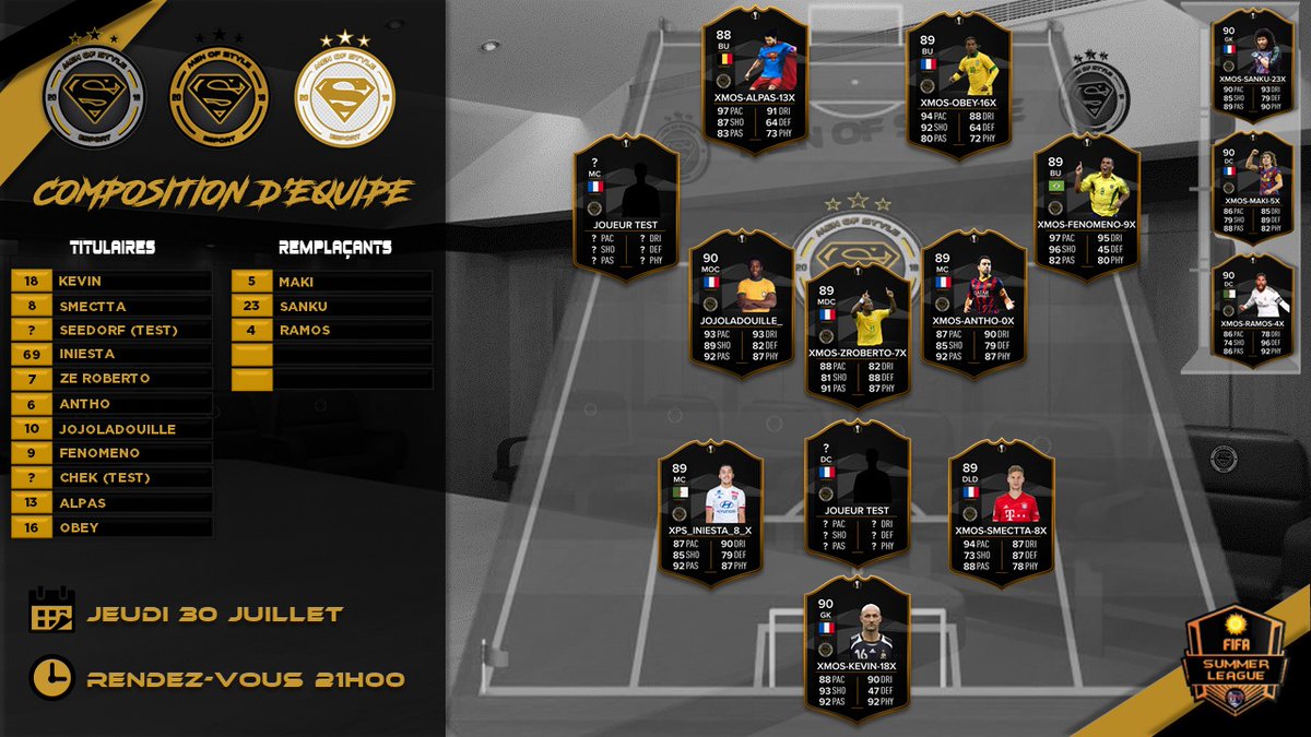 🏟️ Programme et compo du soir 🏟️

⏰21H40 : SELEÇAO97 (Sun League VCP)

⏰22H20 : SATIVA ESPORT (Summer VPN)

⏰22H40 : NEON ORIGIN'S (Summer VPN)
<a href="/VPN_France_PS4/">VPN France PS4</a> 
<a href="/EsgPs4/">EsportGaming Playstation</a> 

Bons matchs les MOS 💯⚽️💯💪