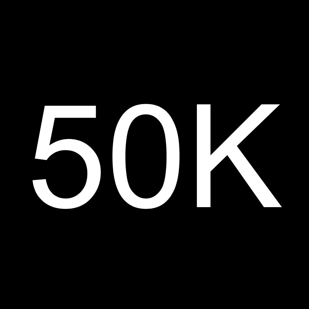 DjStiltje's tweet photo. 50’000 subscribers on YouTube! You guys are SIMPLY THE BEST! Better than all the rest! #ThankYou https://t.co/dRfQWvKyTp