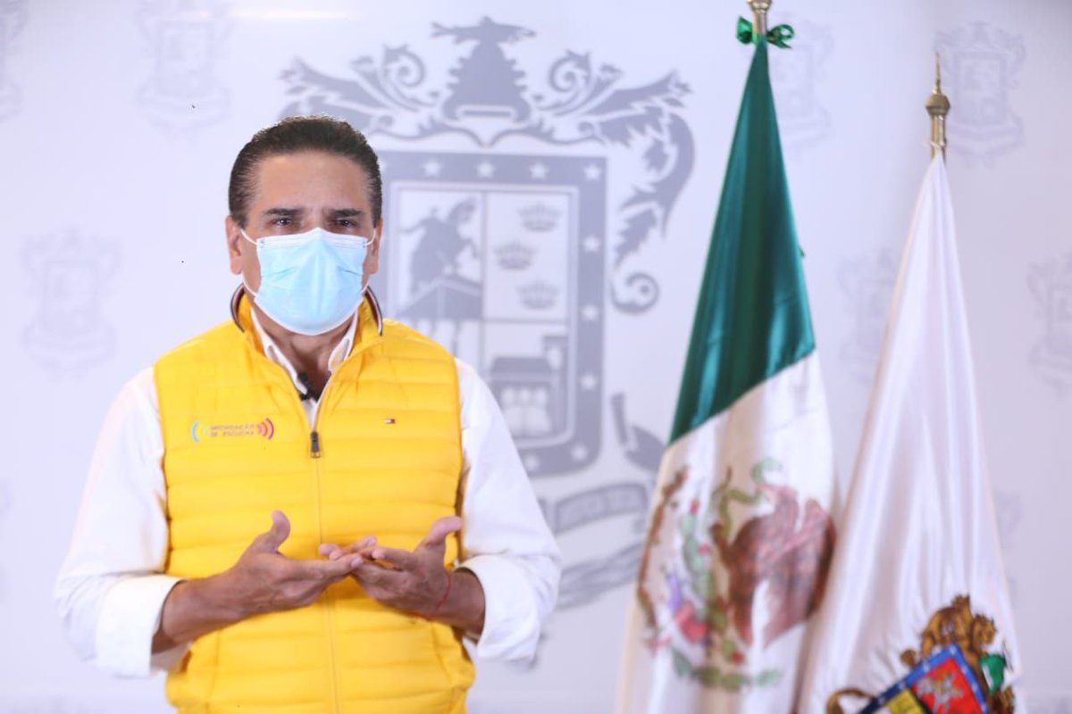 Silvano_A's tweet photo. Lamentablemente, México se convierte en el 3er país en todo el mundo con más muertes registradas por COVID-19. Como gobernador del estado, es mi obligación y responsabilidad informarles que la epidemia no deja de crecer, sigue muy activa, y debemos romper la cadena de contagio. https://t.co/94U0hzpp5U