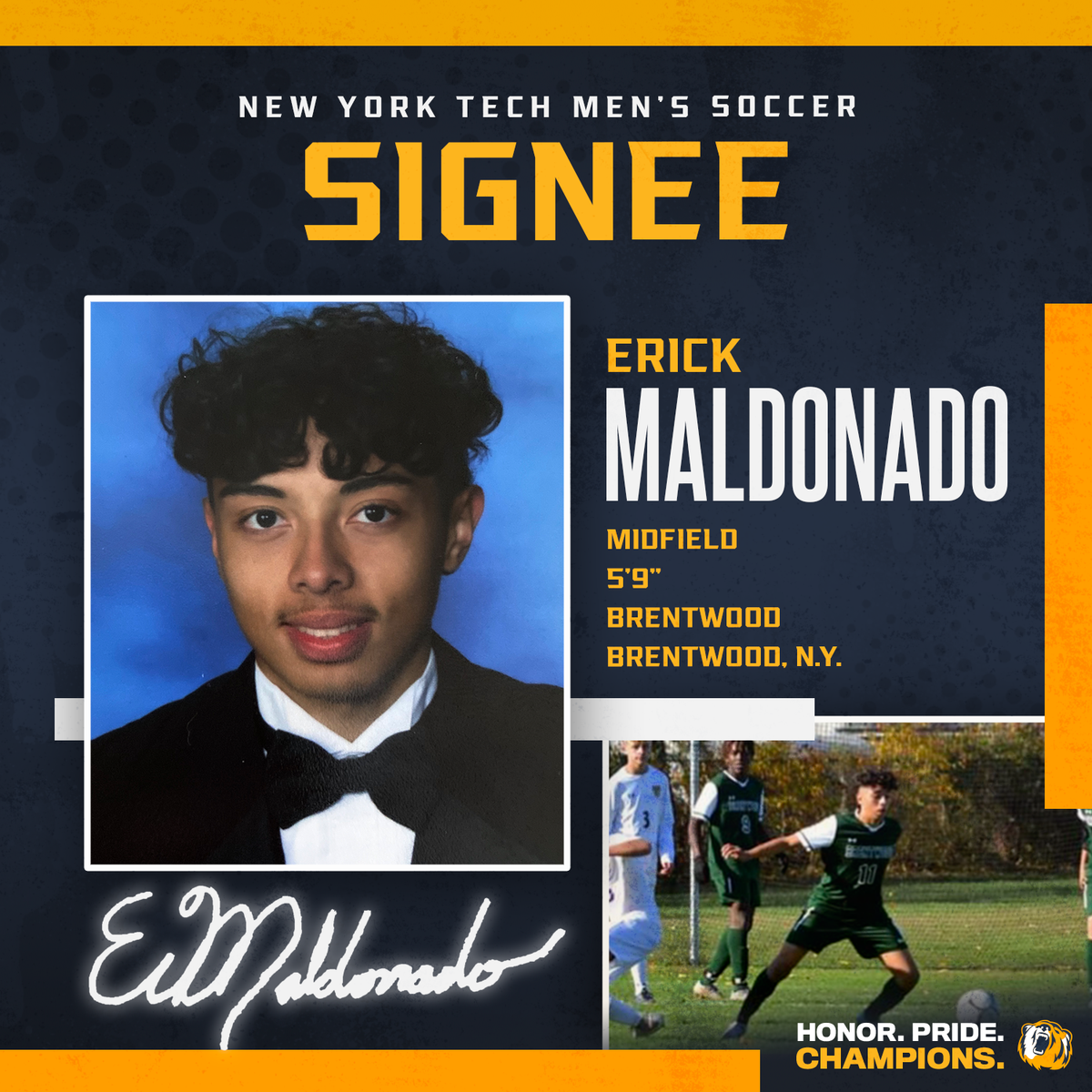 Pair of Brentwood midfielders join @NYITMSOC 

Welcome to Tech, Christopher &amp; Erick

#HonorPrideChampions