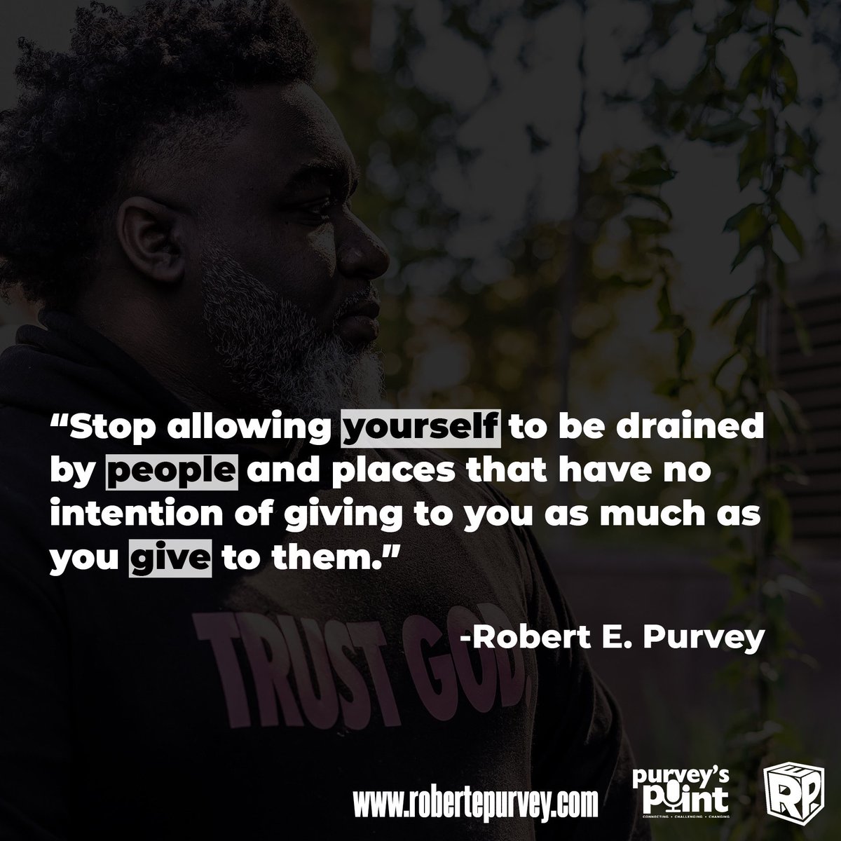 REPurvey's tweet photo. Let this be Thursday thought for you. Pay attention to what and who has your attention. #PurveysPoint #GO https://t.co/yfYTNYkBcG