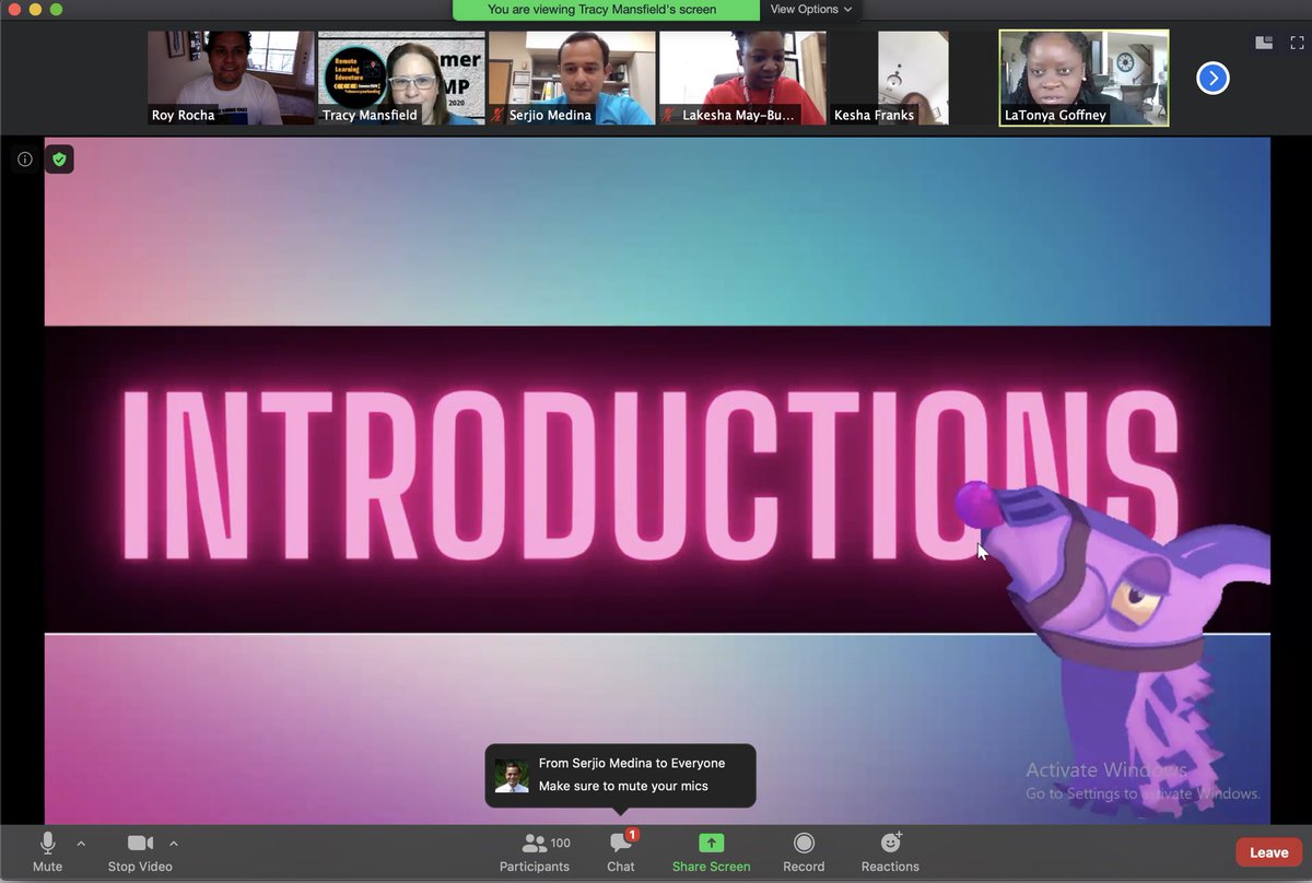 Celebration for @edventure_AISD has a special guest <a href="/drgoffney/">Dr. LaTonya M. Goffney</a>! 
What a pleasant surprise! 
#CampSnobbyShores 🪂🏕🏔
#ChooseYourLanding #AldineSummer