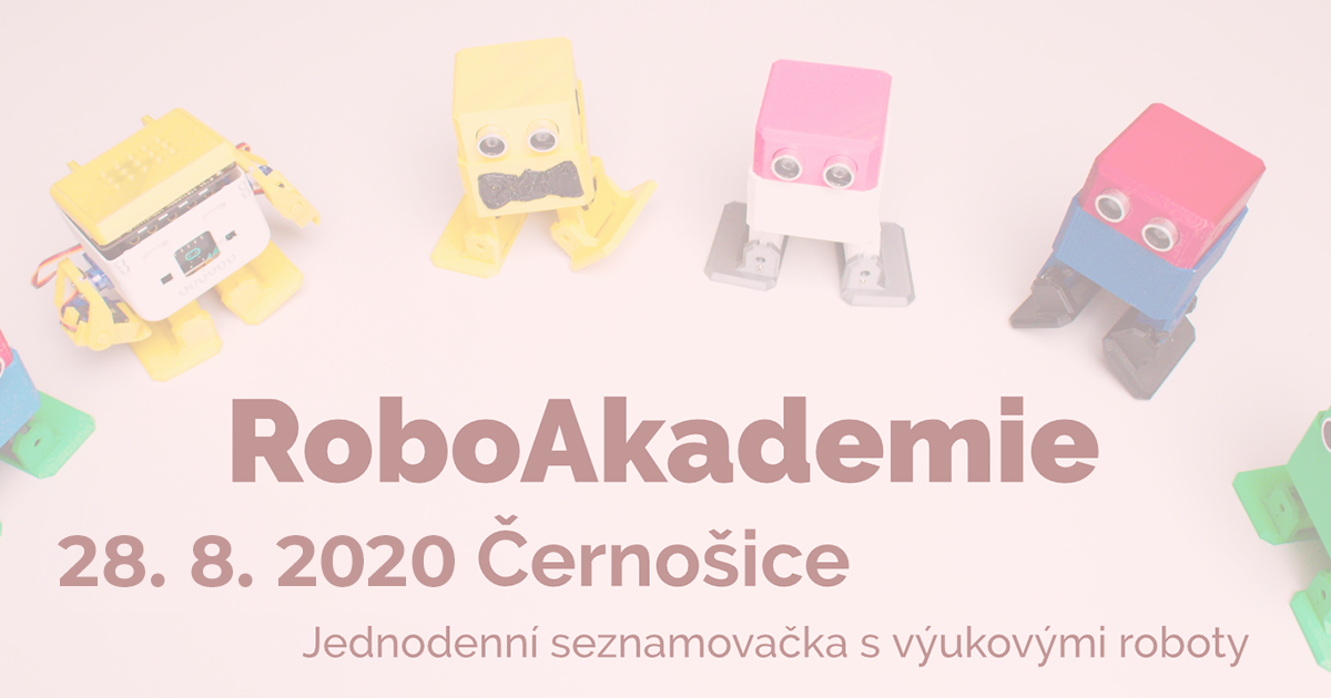 IMysleni's tweet photo. První letní Roboakademie je za námi, tu druhou si nenechte ujít už za měsíc! 🗓️ Sada výukových robotů je připravena se vám představit pod vedením našich skvělých lektorů. Vyzbrojte se novými znalostmi o Ozobotech, Bee-Botech a dalších -botech 🤖👉 https://t.co/Y3HSYggtvD https://t.co/STB8jOUx8g
