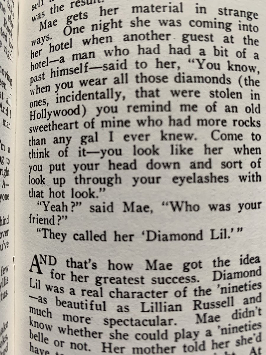 She told Photoplay about her inspiration for Diamond Lil