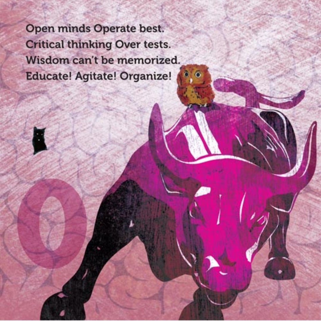 docfantasy_'s tweet photo. Just read the kiddo the beautifully lyrical #aisforactivist by #innosantonagara and I'm absolutely in love. So hard to pick my favourite page but I think this one is at the top.
#amreading https://t.co/tZOgYk37Fc