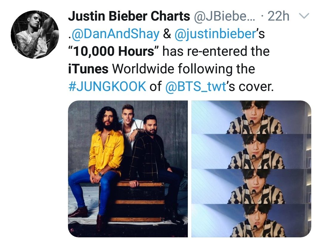 JJK_Times's tweet photo. impact is when jungkook covers songs and they re-enter itunes worldwide (never not, 10,000 hours), when jungkook wears something, it becomes one of the most popular products of the year, when jungkook composes a japanese song, it reaches 8M+ streams in japan in the first 2 weeks. https://t.co/QUeRS1JdYW