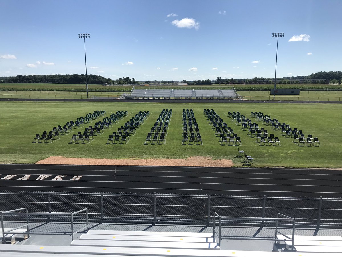 CSteiny24's tweet photo. Thankful for a beautiful day. Tonight we celebrate the BHS Class of 2020! #HawkitupBHS https://t.co/g3o3Q8CFSF