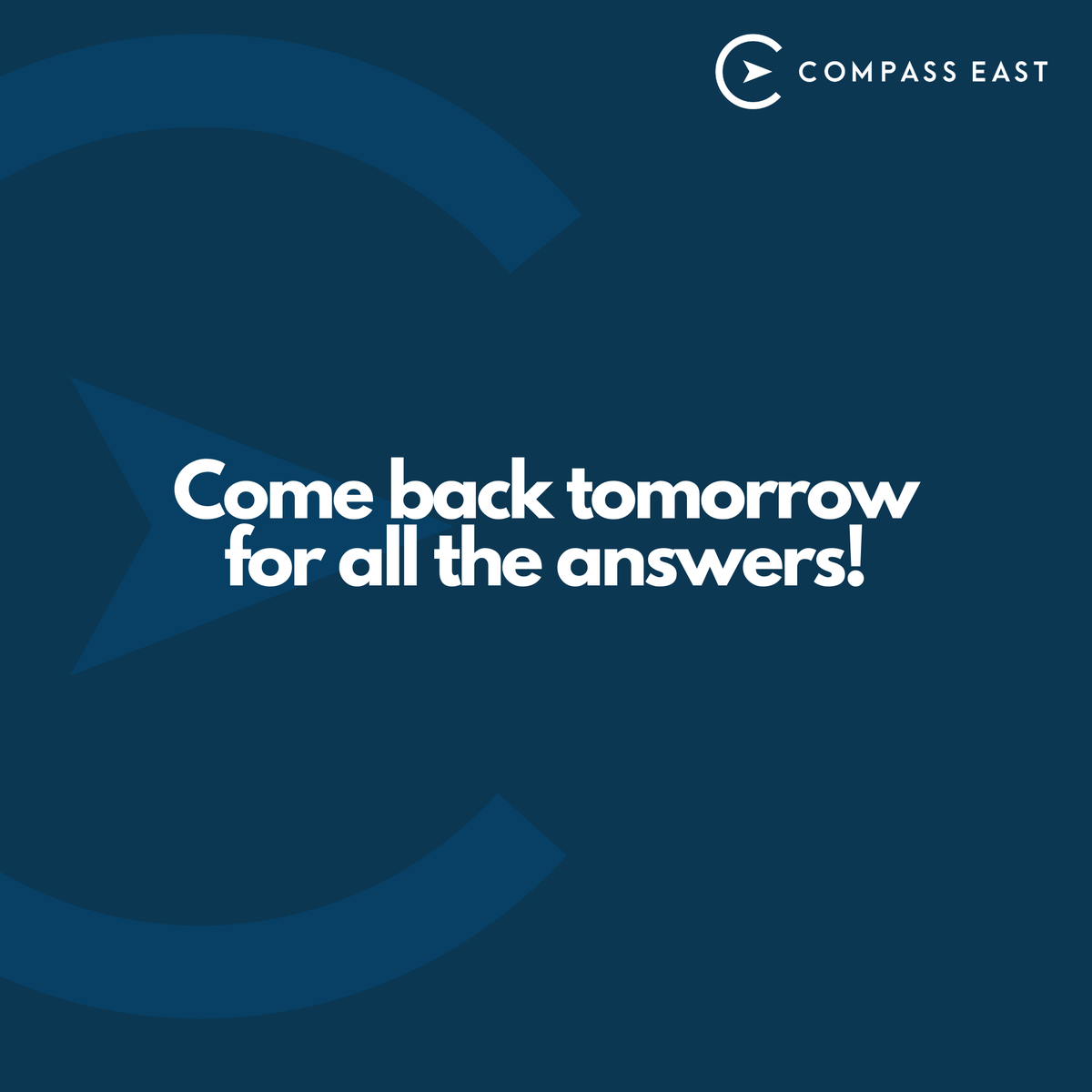 Compass EAST tweet media