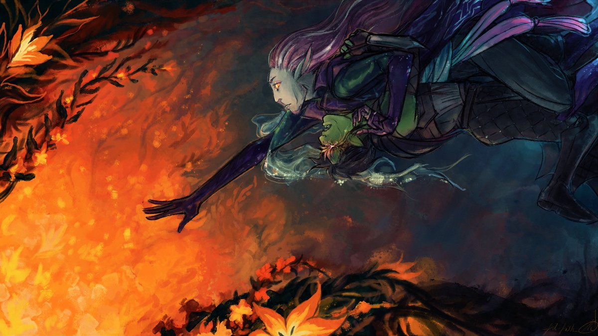 🌊🏵️He doesn't understand🏵️🌊

((the end of ep 103's been Haunting Me all week so i felt obligated to paint it--! im so scared for cad aa pls let him b ok))
#criticalrolefanart #criticalrole