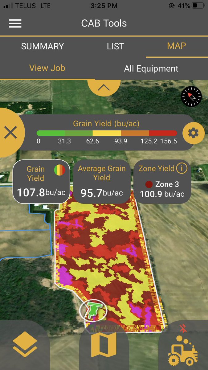 Shawzy_166's tweet photo. Sitting in a truck at work combing wheat while keeping an eye on stuff at home @farmers_edge https://t.co/PKdPvZsCS2