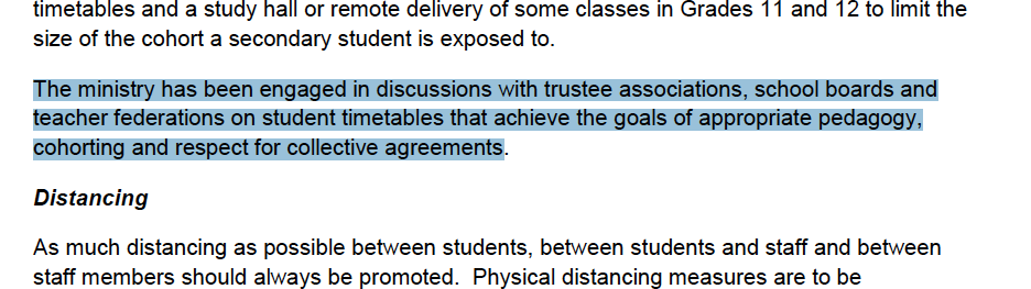 HeatherAggus's tweet photo. Which Teacher Federations, exactly, did the Ministry consult with, or is this a falsehood? #SafeSeptember #onpoli #onted https://t.co/GIzarsS7uZ