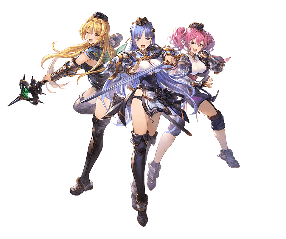 also have u seen the levin sisters? they're my queens and mina deserves a gold star for dealing with albert's and yurius's shit. mina (blue one) is the vice captain of the sky knights and has to look after levin when albert leaves to pursue yurius...