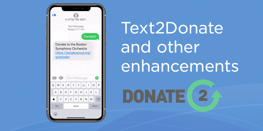 tessnetwork's tweet photo. We are thrilled to share @L2Interact's latest enhancements to the Tessitura-integrated quick donation tool Donate2:

▪️Text2Donate
▪️Recurring donations
▪️Personalized asks
▪️and much more.

Find out more: https://t.co/iHP6Lew3xG (#tessnet login required) or @hellodonate2 https://t.co/7FiJoXcVz1