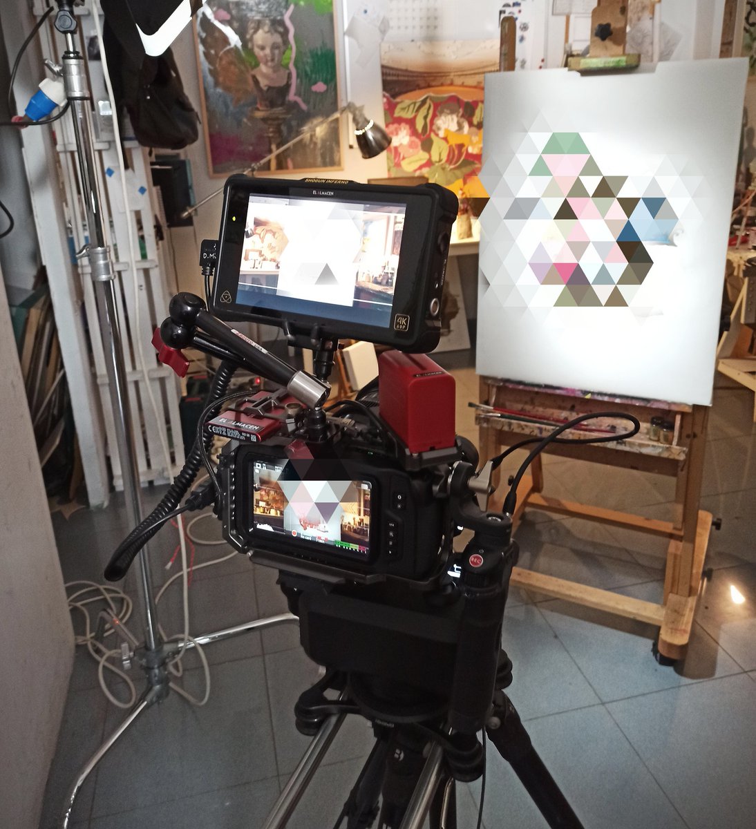 Hoy hemos comenzado un nuevo proyecto televisivo que verá la luz muy pronto #EstudioRafaelLaureano