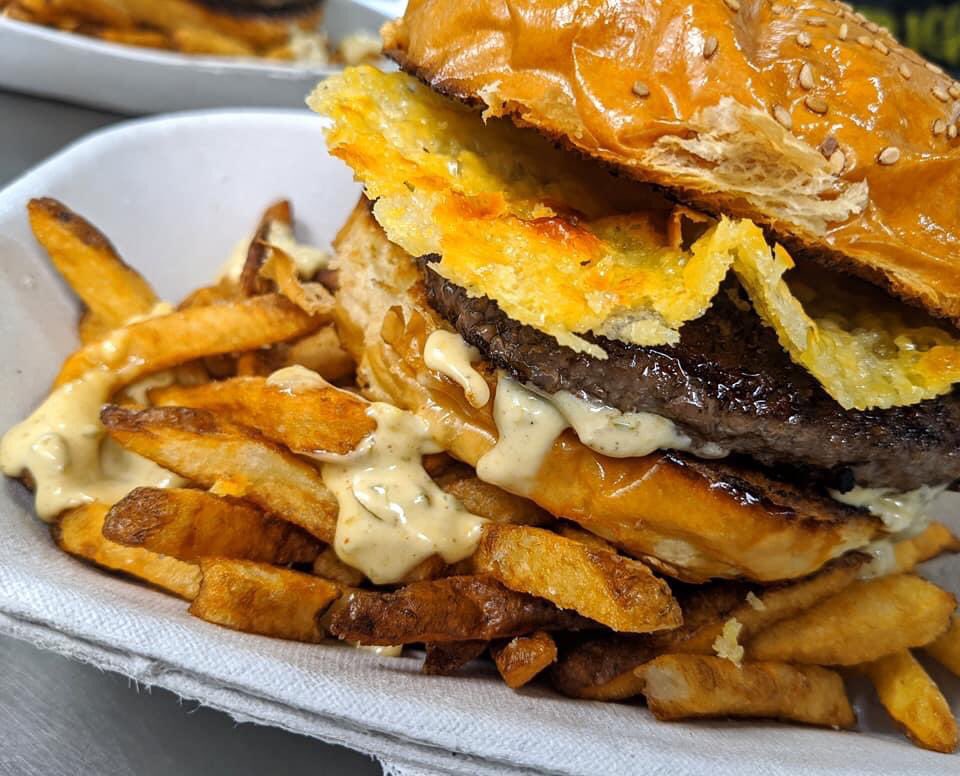 SuperflyDMC's tweet photo. The moment you’ve been waiting for - #Superfly Birthday specials! 🥳

You won’t want to miss out on the Treat Yo Self burger 🍔, the reprise of our Honolulu Mochiko Chicken Plate🍗, or Chilled Black Garlic Noodles 🍜.

And, introducing: Edible Sweet &amp; Salty Cookie Dough! 🍪 https://t.co/ab0eB65fTM