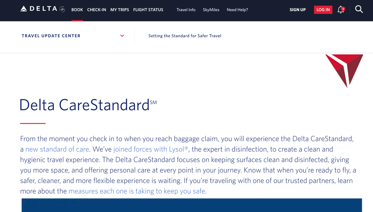 So, this is ridiculous.  @Delta is trying to reassure me flying is safe by mentioning... Lysol! Disinfecting! But not mentioning the actually reassuring things: cabin air is recycled every few minutes; cleaned by HEPA filters that can remove viruses and is circulated vertically.