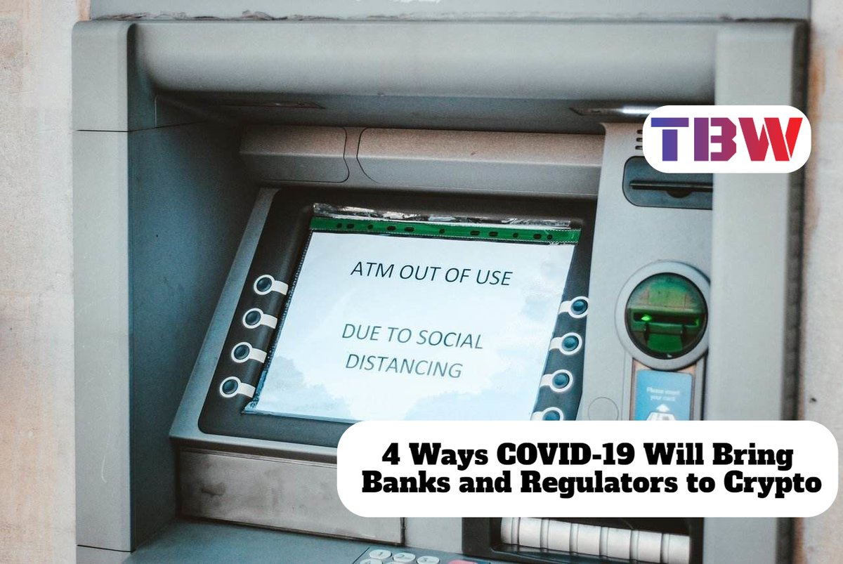 TechbuzzwebT's tweet photo. Here are 4 ways COVID-19 will bring banks and regulators towards crypto:
@TechbuzzwebT 
#Covid_19 #Crypto #regulatory #Compliance #fintechnews #businesstips #TBW #techbuzzweb #banks 
https://t.co/efIT9HvBRO https://t.co/MnDgObcsbg