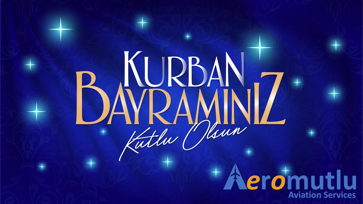 AeromutluS's tweet photo. Kurban Bayraminiz kutlu olsun

Eid Adha Mubarak

https://t.co/bRjQyvGpyI

#eidmubarak #aeromutlu #happyholidays #aviation #part145 #acmaintenance #Luftfahrt #aircraft #airline #lessor #leasing #CTO #CEO #Engineering #leasingmanagment #PPI #Sachverständiger #Gutachter #CAMO https://t.co/daIHaaFBg7